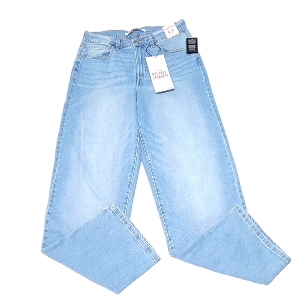 Celebrity Pink Hi-Rise‎ Relaxed Straight Blue Jeans Size 5/27